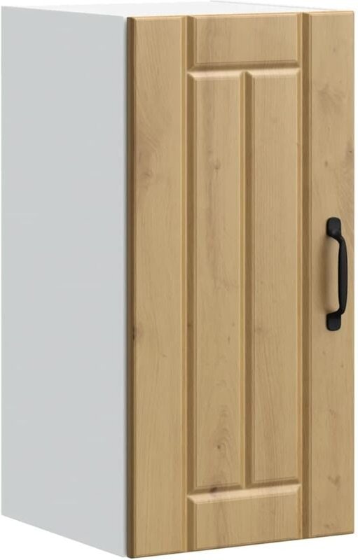 Küchen-Hängeschrank Lucca Artisan-Eiche Holzwerkstoff Vidaxl