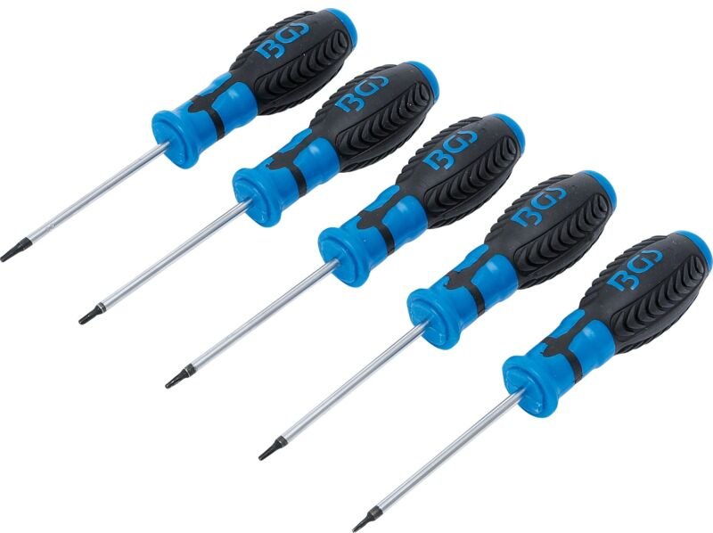Schraubendreher-Satz T-Profil (für Torx) mit Bohrung T6 - T10 5-tlg.