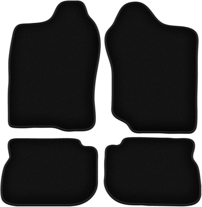 BASIC schwarze Veloursmatten für: Suzuki Jimny SUV (1998-2007)