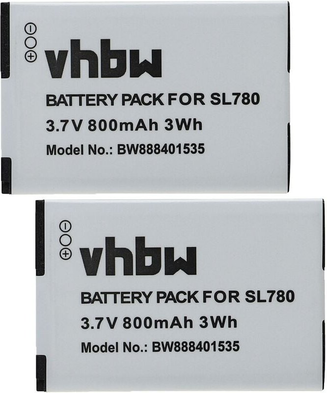 Vhbw - 2x Akku Ersatz für Siemens V30145-K1310-X445 für schnurlos Festnetz Telefon (800 mAh, 3,7 v, Li-Ion)