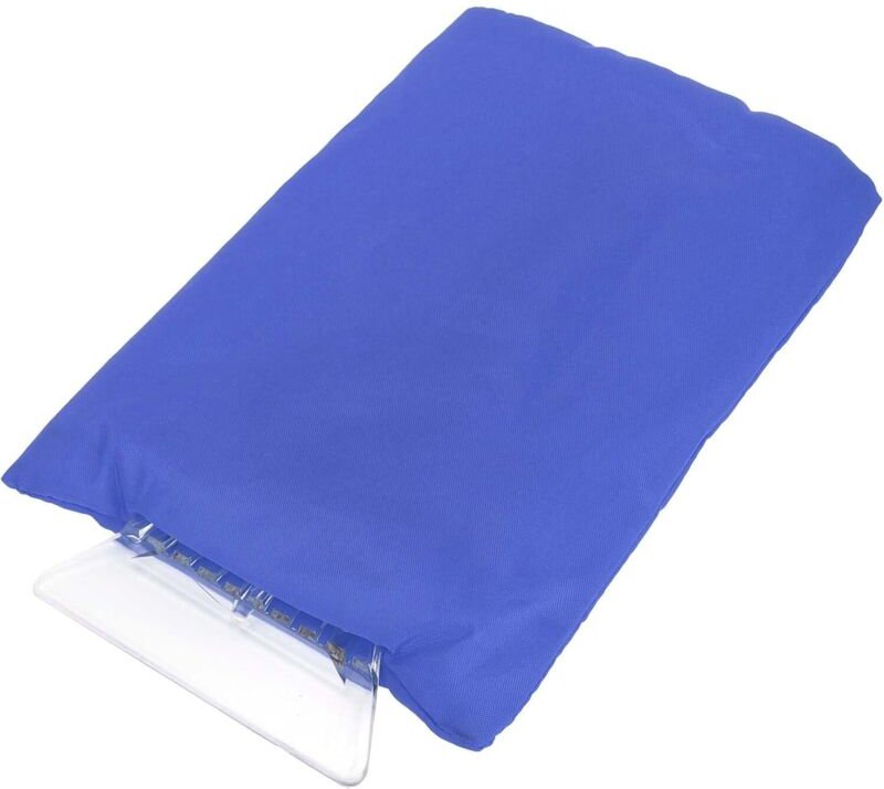 1 x Universal-Auto-Eiskratzerhandschuh 16 x 22 cm – warmer, isolierter Handschuh mit Defroster für Auto- und LKW-Windsch...