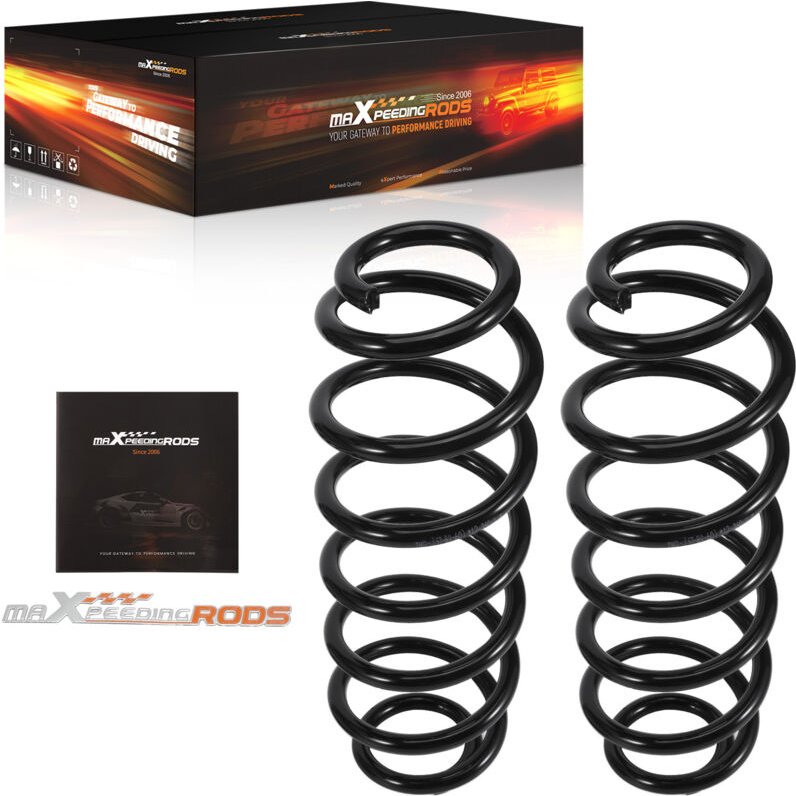 2x FAHRWERKSFEDER HINTEN For VW GOLF VI Convertible 517 2011-2016