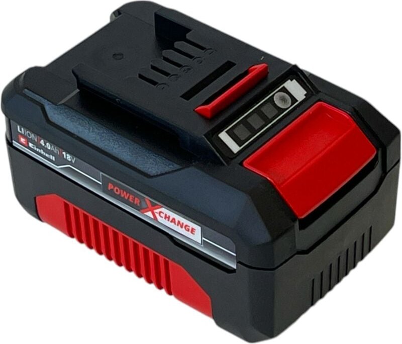 Original Einhell 18V 4,0 Ah Ah Power X-Change Akku (18V, für alle PXC-Geräte, Ladezustandsanzeige, Batteriemanagementsys...