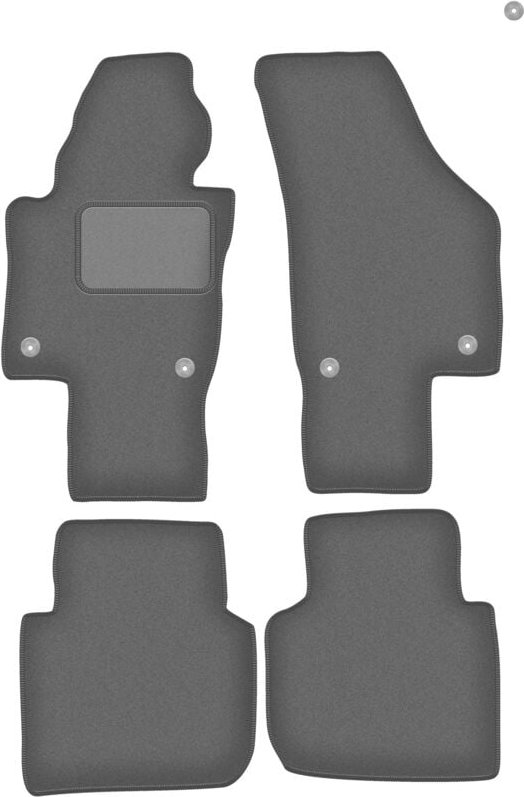 Graphit-Fußmatten für: Volkswagen Passat B6/B7 USA Limousine, Kombi (2005-2014)