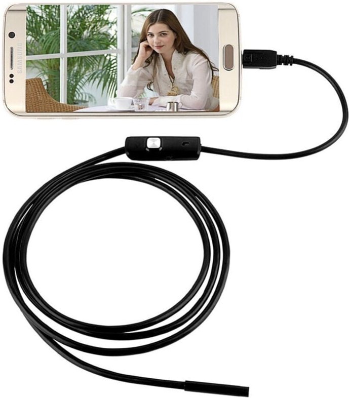 Trade Shop Traesio - Trade Shop - endoskopische micro-usb-inspektionskamera für android mit otg-funktion 5MT -