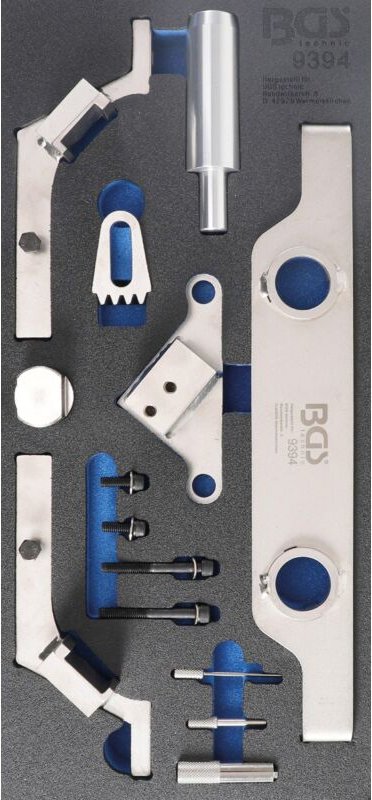 Bgs Technic - Werkstattwageneinlage 1/3: Motor-Einstellwerkzeug-Satz für Opel, Saab, Chevrolet 2.0l / 2.4l