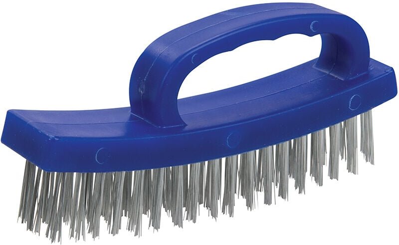 Drahtbürste mit D-Griff 4-reihig