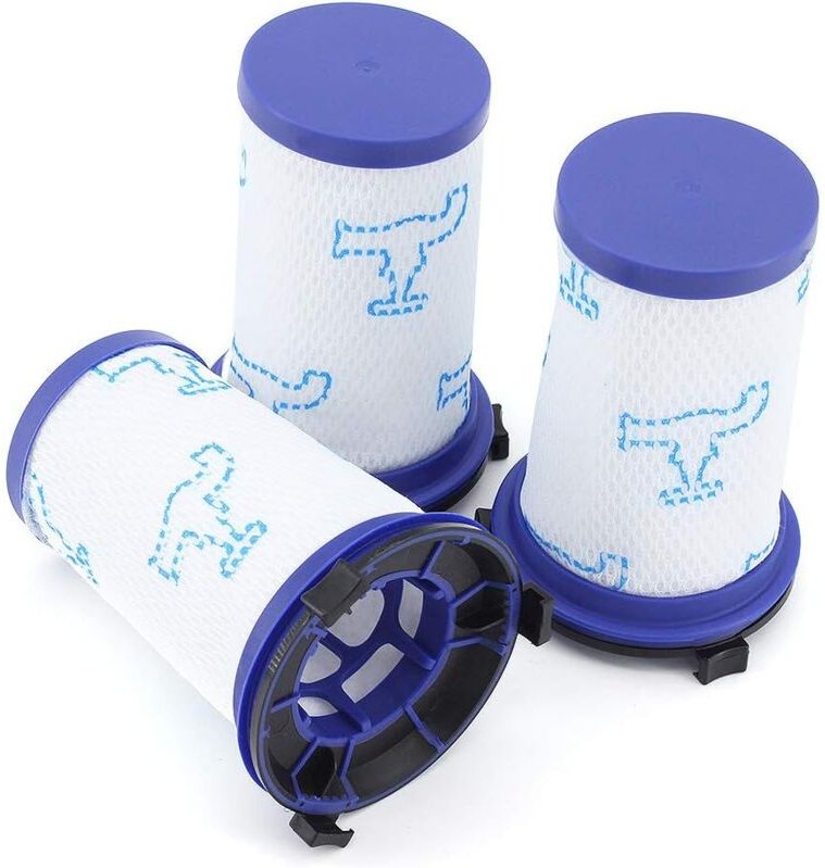 3er-Pack Ersatzfilter für Rowenta Air Force 360 / X-Pert Essential 260 Akku-Staubsauger RH9037 RH9038 RH9039 RH9051 RH90...