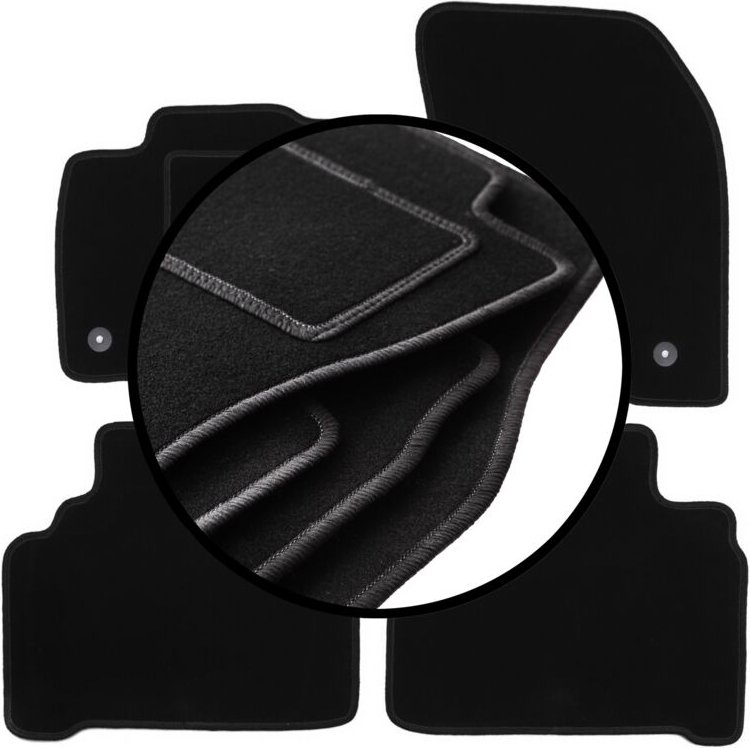 Komplettset Veloursmatten für: Ford S-MAX MK2 Minivan (2015-)