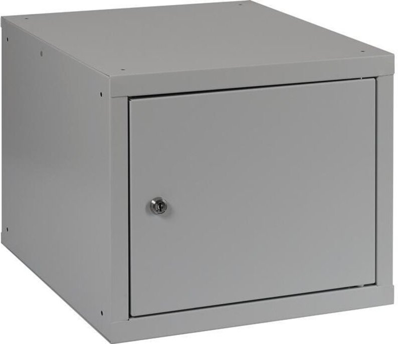 Schließfachschrank lichtgrau/lichtgrau H350xB400xT450mm 1 Abteile