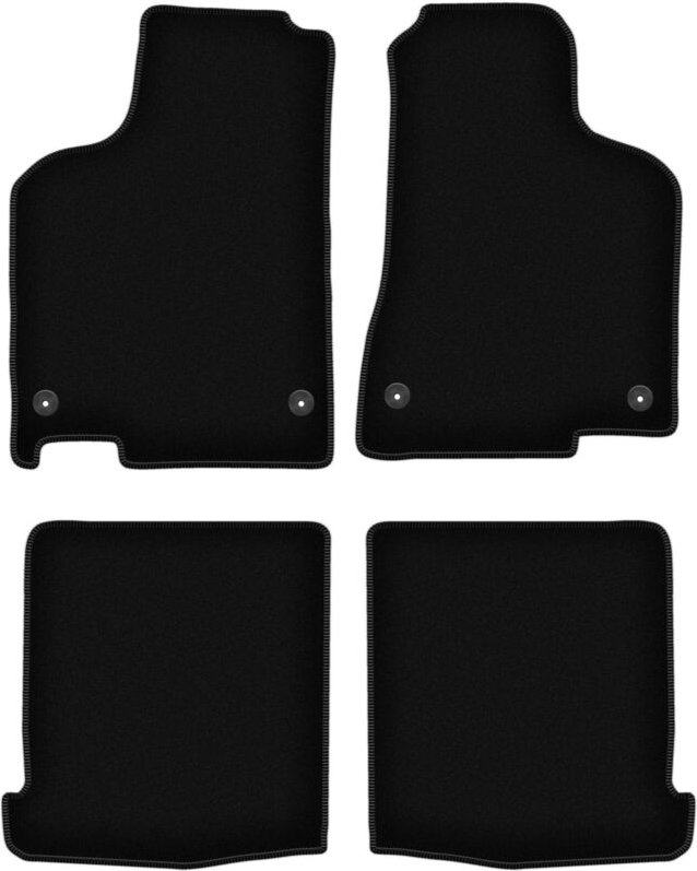 BASIC schwarze Veloursmatten für: Volkswagen Lupo 3L Fließheck (1997-2005)