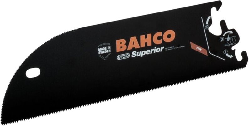 Superior-Furniersägeblatt für Sperrholz/Kunststoff. Zur Verwendung mit ERGO-EX-Griffen, 11/12 ZpZ 350 mm - Bahco