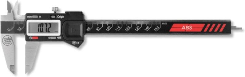 Ultra Präzision - Digital-Taschenmessschieber active inox mit ABS-Funktion 200 mm eckig