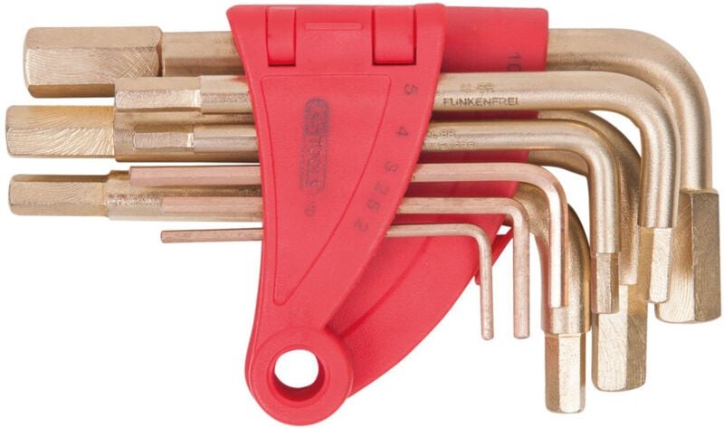 Thumbnail - Ks Tools BRONZEplus Innensechskant-Winkelstiftschlüssel-Satz 8-tlg