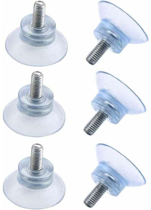 Saugnäpfe ø 30 mm mit M6x15mm Gewinde, 6Stk - Aiperq