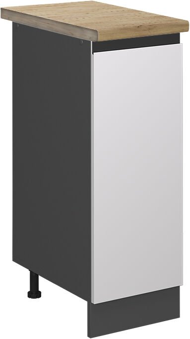 Vicco - Apothekerschrank R-Line, Weiß, 30 cm , ap Eiche