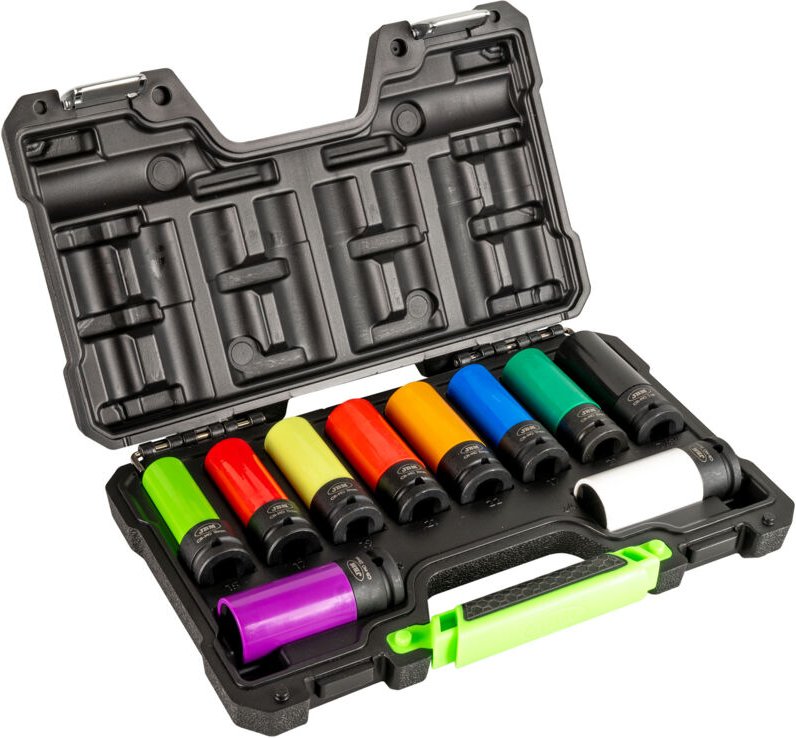 JBM - Kit mit 10 1/2' Schlagschraubern speziell für den Radausbau 53988