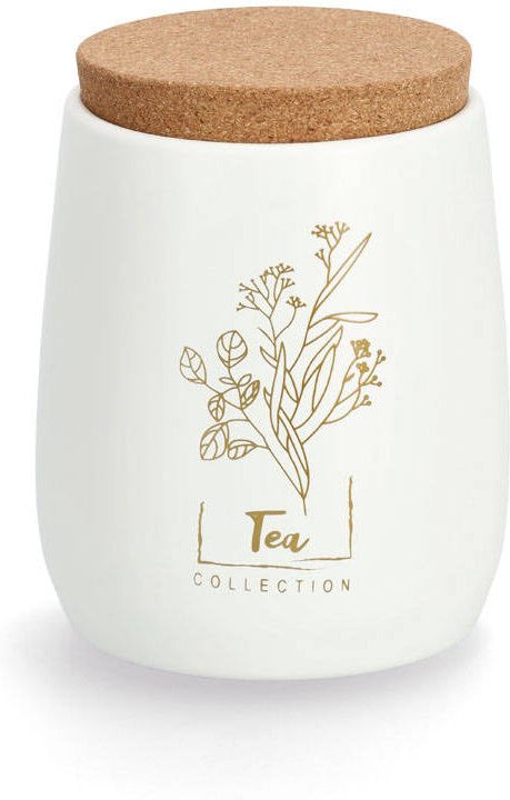 Dose mit Korkdeckel tea, 750 ml