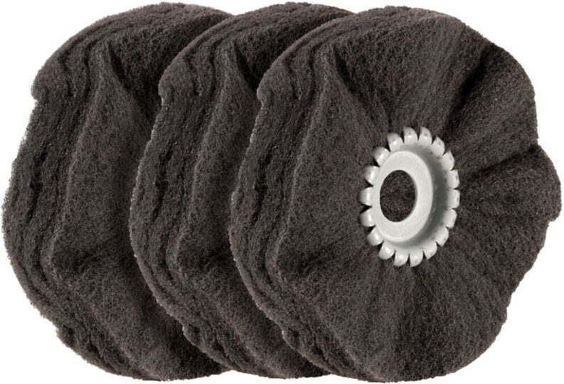 Osborn Schleifvliesring-Set, 3-teilig (SiC), zum Satinieren fein, Ring-⌀ 200 mm 3 Stk