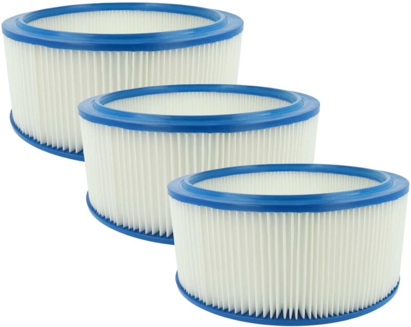 3x Filterelement Ersatz für Hilti asr 988405AG008, 371145 für Nass-/Trockensauger - Feinstaubfilter - Vhbw