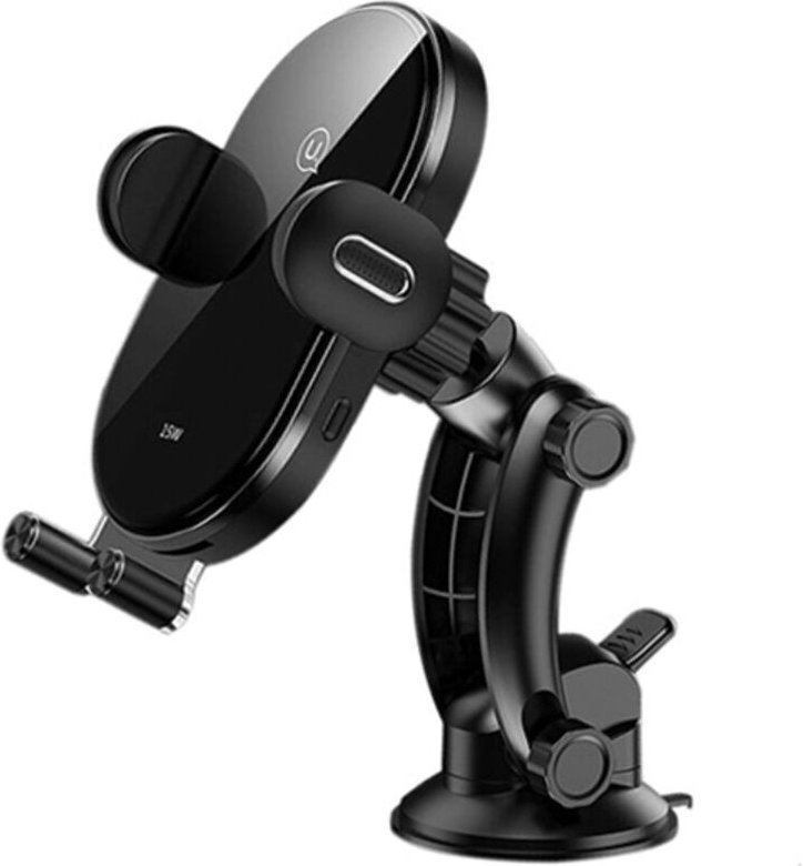 USAMS Induktionshalter USCD131 15W Automatisch für Glas auf der Schalttafel schwarz CD131ZJ01