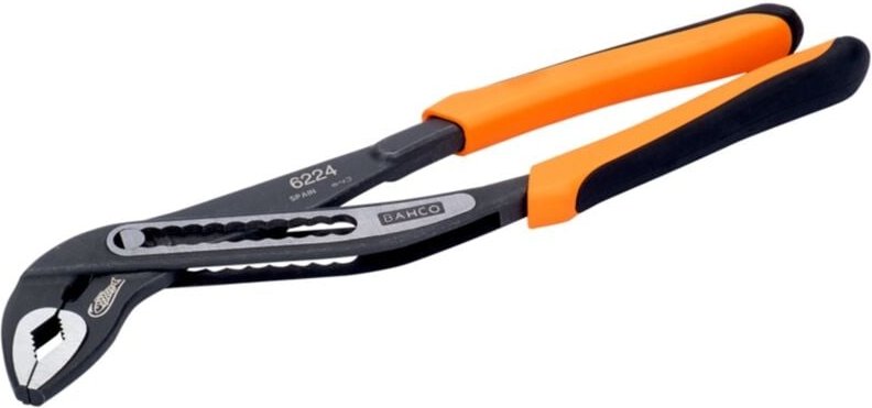 Bahco Wasserpumpenzangen mit Kardan- oder Kugelgelenk und Zwei-Komponenten-Griff 250 mm