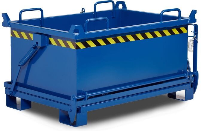 RR Industrietechnik Klappbodenbehälter Typ RBB-100 910x1370x1300mm 1000dm³ RAL 5010 Enzianblau