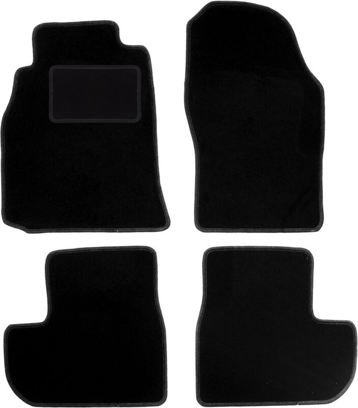Schwarze Velours-Fußmatten für: Infiniti G35 CP Limousine, Coupé (2002-2006)