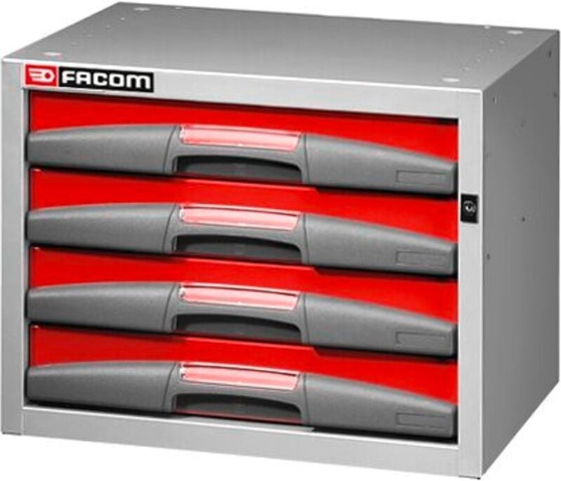 FACOM Regal klein tief 4 Schubladen fest