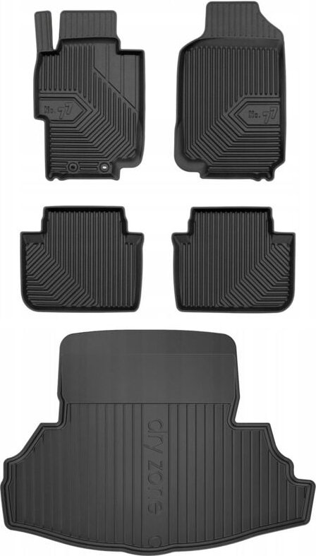 SET 77 Fußmatten und Matten HONDA Accord 7 Limousine 2002-2008