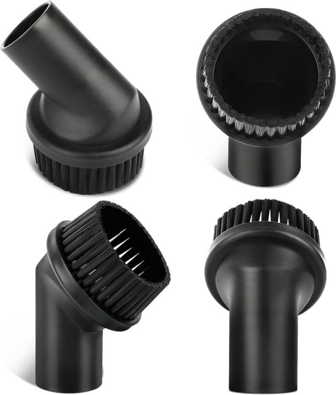 4 Staubsaugerzubehör, Staubsaugerbürstenaufsatz, 32-mm-Staubbürste, ideal für Möbel und empfindliche Oberflächen