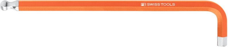 Pb Swiss Tools - Sechskant-Winkelschraubendreher, lang, pulverbeschichtet, 5 mm