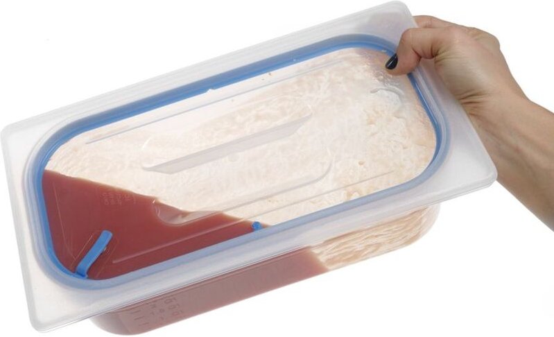 Thumbnail - Gastronorm Deckel, luftdicht verschließbar, gn 1/1, Transparent, 530x325mm - Hendi