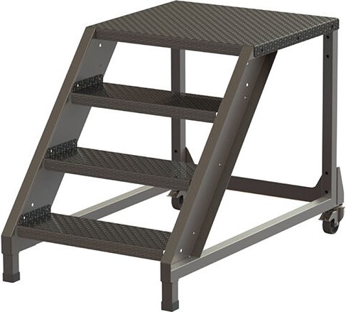 Matisère - Trittleiter 9 Stufen - Maximale Arbeitshöhe 3.60m - PL400-ACIER-360