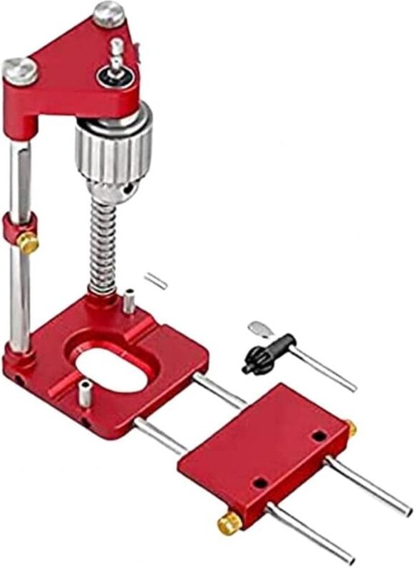 Thumbnail - Autre outil du menuisier,Localisateur de perceuse Guide de gabarit de perçage portable Positionneur de perforation preci...