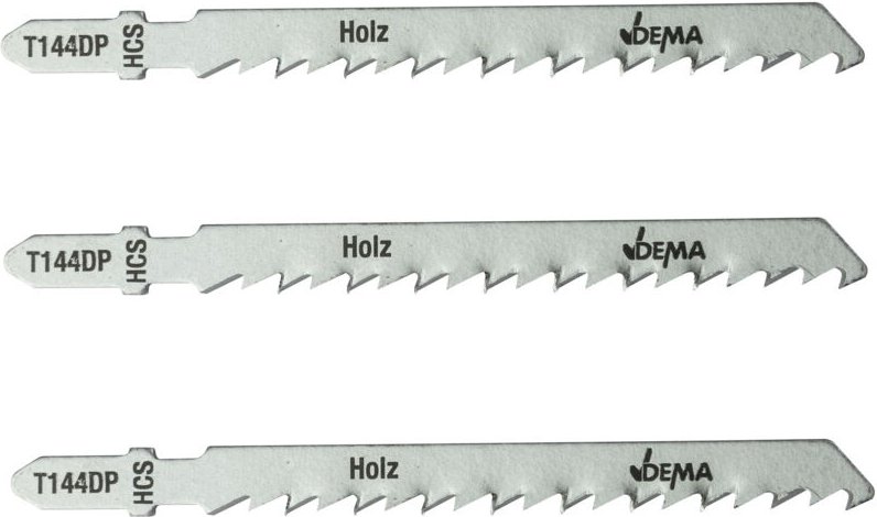 Thumbnail - Dema - Holz Stichsägeblätter T-Schaft Säge Schneidblätter T144DP 3er Set