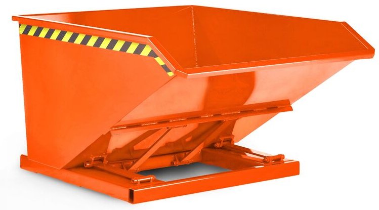 RR Industrietechnik Muldenkipper Typ RTK-50 830x1450x780mm 500dm³ RAL 2004 Reinorange