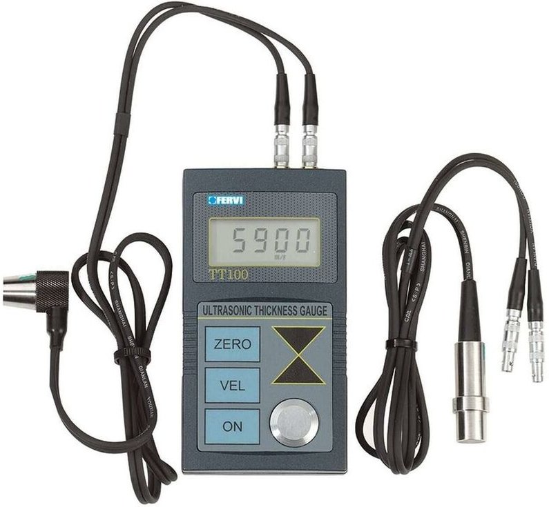 Fervi - digital ultraschall dickenmesser dickenmessgerät tester meter 0,1 mm S004