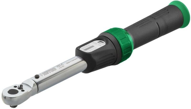 Heyco - 751 Drehmomentschlüssel mit Hebelumschaltknarre, 5-25 nm