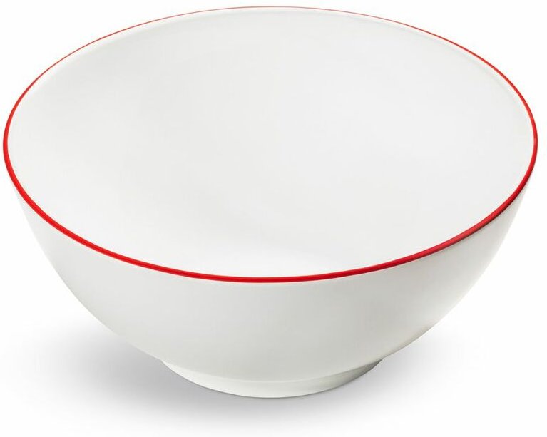 Gmundner Keramik - Rubinroter Rand, Schüssel (ø 20cm)