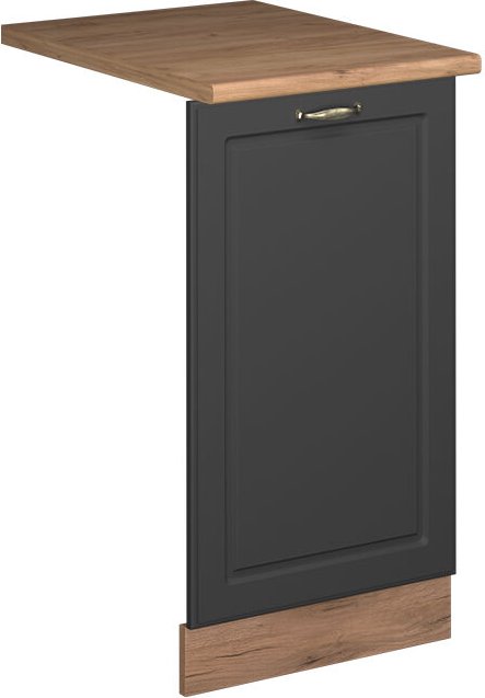 Vicco - Geschirrspülblende Fame-Line, Anthrazit-Gold Landhaus, 45 cm , ap Eiche