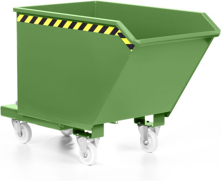 R+R Industrietechnik Universalkipper Typ RUK-75 1240x1520x1240mm 750dm³ RAL 6011 Resedagrün