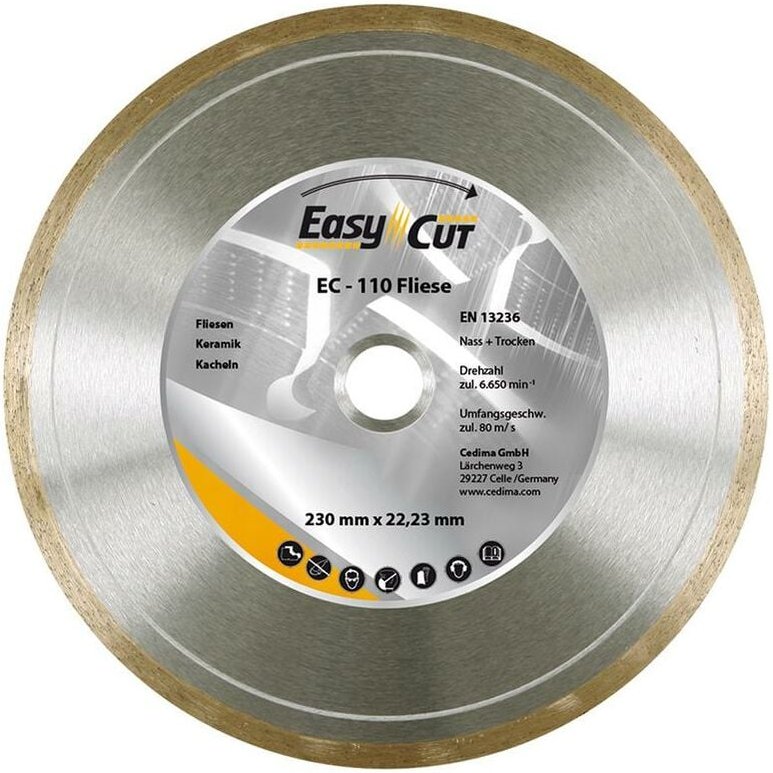 Trennscheibe Diamant EC-110 125x1,5x7x22,23mm CEDIMA