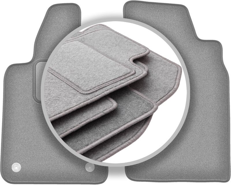 Graue Fußmatten für: Fiat Barchetta Coupé, Cabrio (1995-2005)