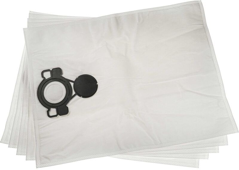 5x Staubsaugerbeutel kompatibel mit Nilfisk VL200 20 pc, 30 pc inox Staubsauger - Mikrovlies, 32cm x 23cm Weiss - Vhbw