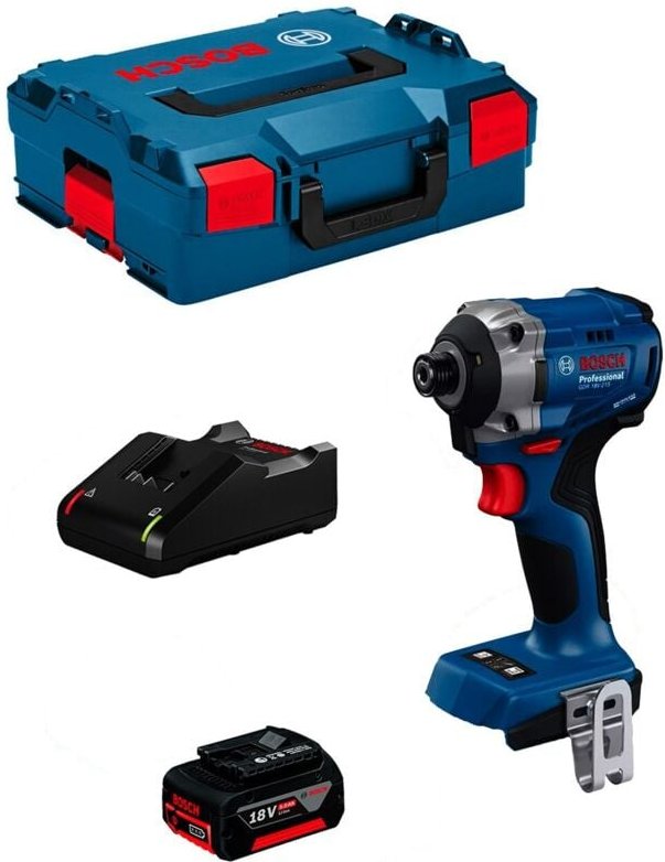 Drehschlagschrauber BOSCH GDR 18V-215 (1 x 5,0 Ah + GAL18V-80 + L-Boxx 136)