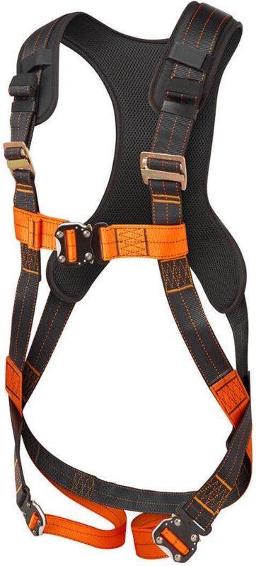 Anseil 1-Ankerpunkt ULTRA Schwarz/Orange S/M/L