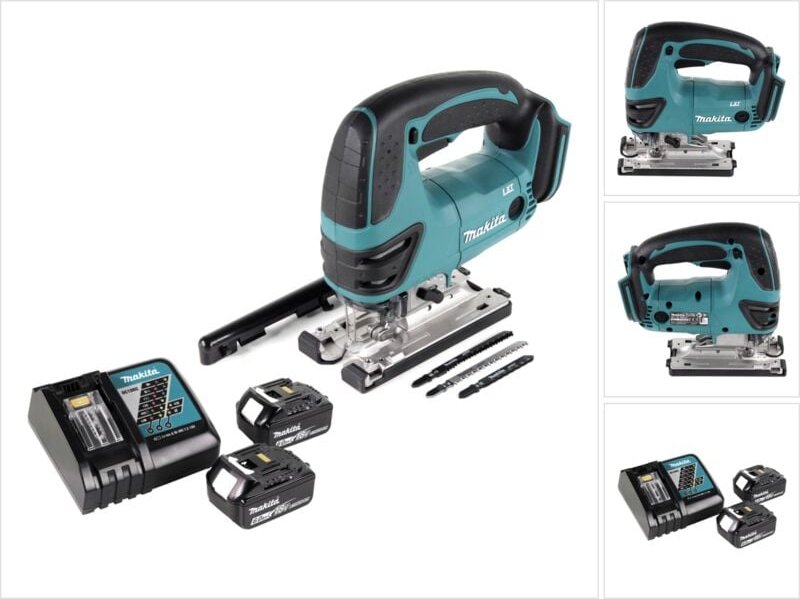 Makita - djv 180 rg Akku Stichsäge 18V + 2x Akku 6,0 Ah + Ladegerät