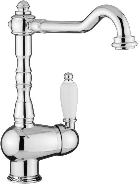 Paffoni - Einhebel-Spültischmischer mit schwenkbarem Auslauf Serie Belinda-Melissa FME181CR Verchromt - Messing