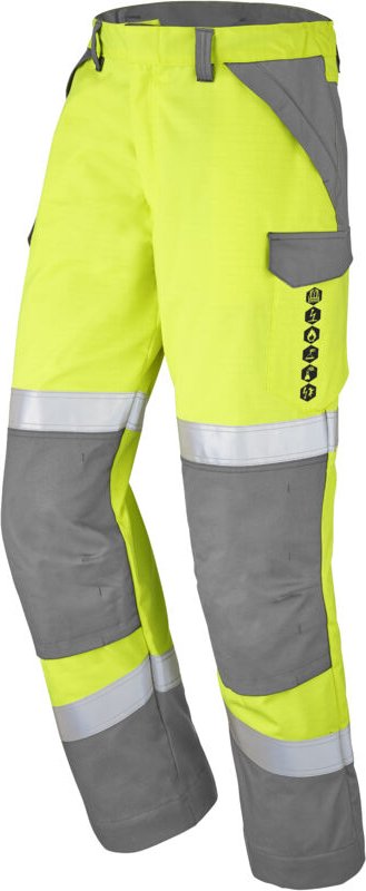 Hosen Bayo Neon-Gelb/stahlgrau 3xl - Fr(60-62)
